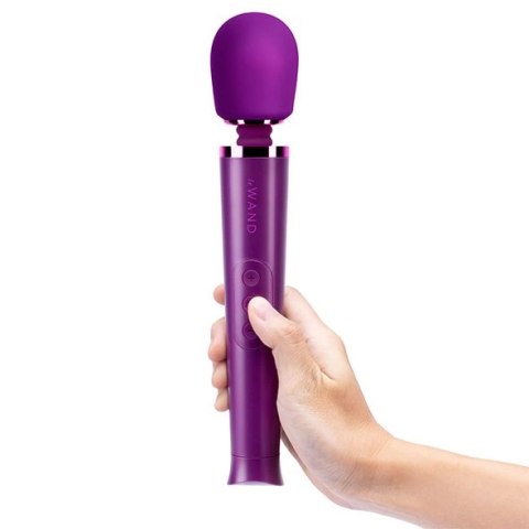Le Wand Petite Massager Cherry - kompaktowy masażer, 10 trybow