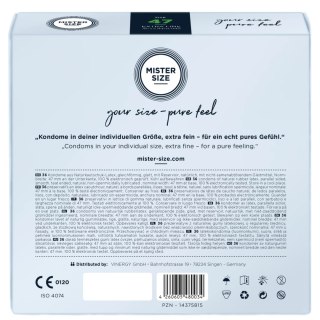 Mister Size 47 mm - precyzyjnie dopasowane prezerwatywy 36 sztuk