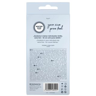 Mister Size 69 mm - precyzyjne prezerwatywy, opakowanie 10 sztuk