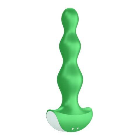 Satisfyer Lolli Plug 2 Green - Wibrująca wtyczka silikonowa, 12 trybow