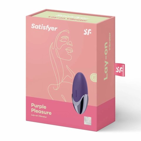 Satisfyer Purple Pleasure - model kompaktowy, fioletowy, 15 trybow