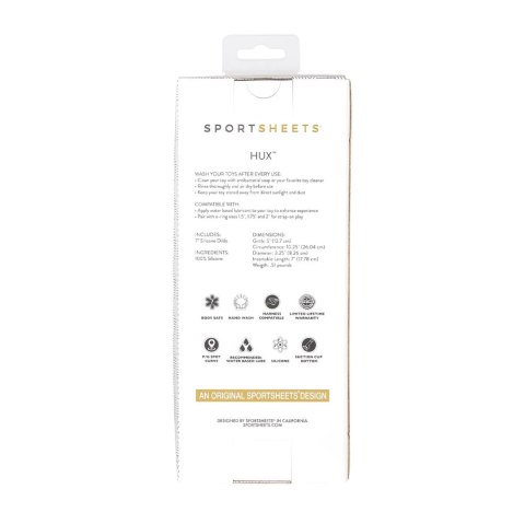 Sportsheets Nexus Hux Turquoise - silikonowy model z przyssawką 20,3 cm