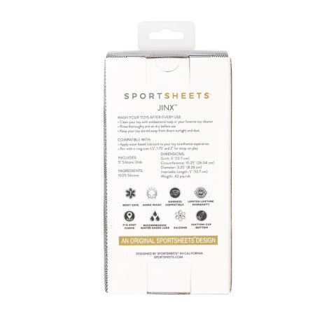 Sportsheets Nexus Jinx Periwinkle silikonowy model z przyssawką 15,2 cm