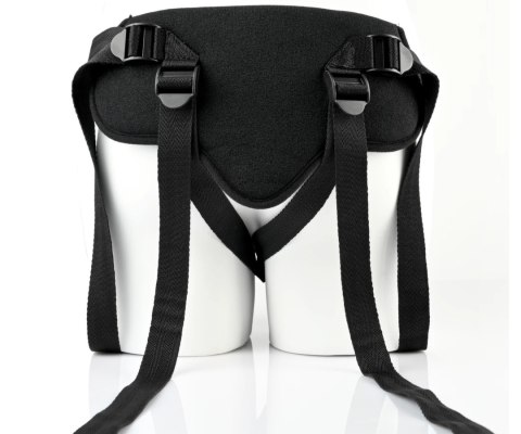 Sportsheets New Comers Set Special Edition - system z uprzężą i silikonowym modułem 13,3 cm niebieski