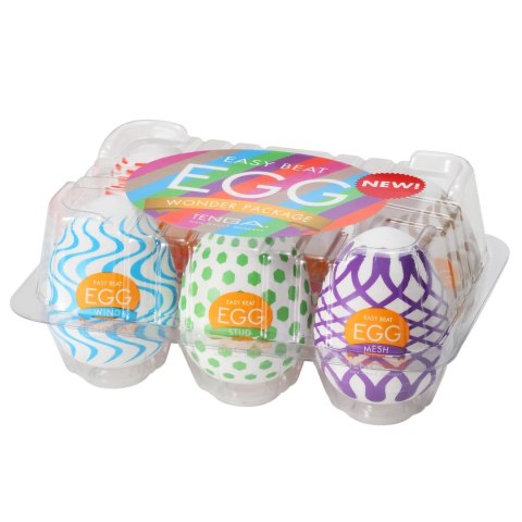 Tenga Egg Wonder 6 Styles Pack - zestaw 6 modeli z rożnymi teksturami
