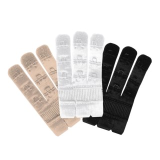 Bye Bra Przedłużacze do biustonosza 3-Hook 3 kolory elastyczne