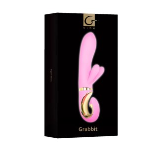Gvibe Grabbit Pink - wielofunkcyjny model z 3 silnikami, silikon medyczny