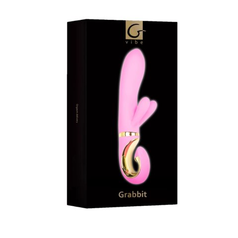 Gvibe Grabbit Pink - wielofunkcyjny model z 3 silnikami, silikon medyczny
