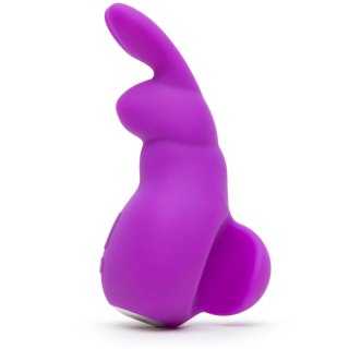 Happy Rabbit Mini Ears Purple - Kompaktowy masażer silikonowy USB