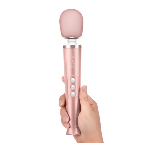 Le Wand Petite Massager Rose Gold - kompaktowy masażer z 10 trybami