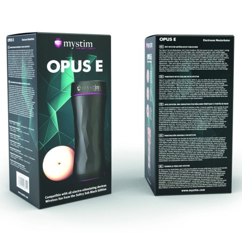 Mystim Opus E-Masturbator Anus - System e-stymulacji, 21,5 cm