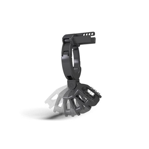 Mystim Pubic Enemy No 3 - Anatomiczna klatka regulowana z funkcją E-Stim