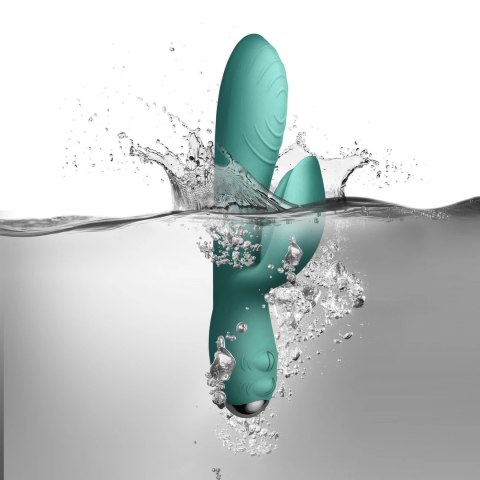 Rocks-Off Every Girl Teal - silikonowy model dwusilnikowy USB