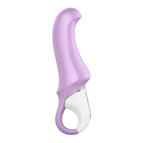 Satisfyer Charming Smile - silikonowy model z funkcją intensywnej stymulacji, fioletowy