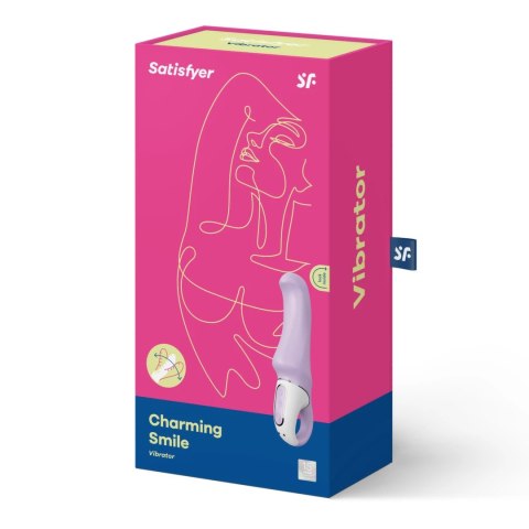 Satisfyer Charming Smile - silikonowy model z funkcją intensywnej stymulacji, fioletowy