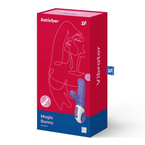 Satisfyer Magic Bunny - silikonowy model dwusilnikowy, wodoodporny IPX7