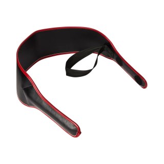 Sportsheets Saffron Love Strap - pas z pętlami, wegańska skora, czarny