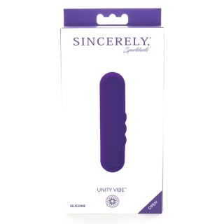 Sportsheets Sincerely Unity Vibe Purple - kompaktowy model silikonowy USB