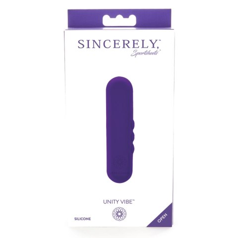 Sportsheets Sincerely Unity Vibe Purple - kompaktowy model silikonowy USB