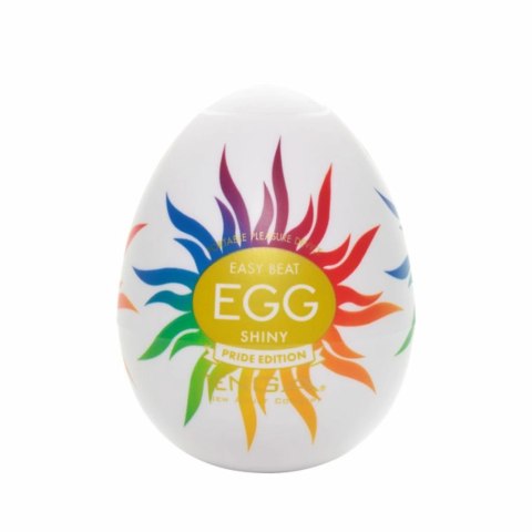 Tenga Egg Shiny Pride Edition - elastyczna nakładka intymna, 1 szt.