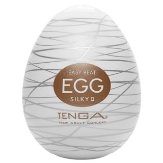 Tenga Egg Silky II - elastyczna nakładka intymna 1 szt.