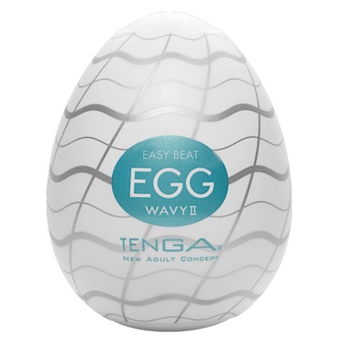 Tenga Egg Wavy II - elastyczna nakładka intymna, 1 szt.