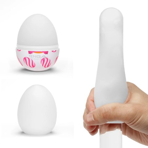 Tenga Egg Wonder Curl - elastyczna nakładka intymna, 1 sztuka