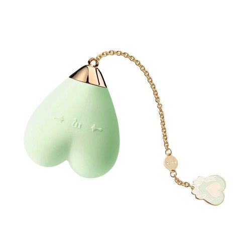 ZALO Baby Heart Melon Green masażer punktowy, silikonowy, Bluetooth