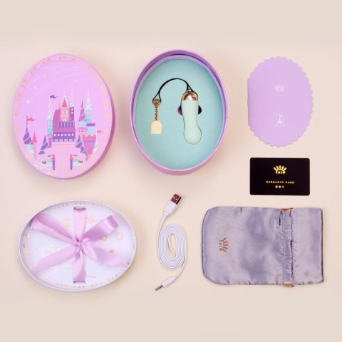 ZALO Baby Star Melon Green - kompaktowy model z aplikacją, złocenie 18K