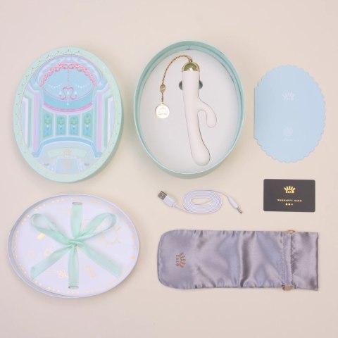 ZALO Ichigo Vanilla White - Elegancki model dwusilnikowy, silikon Softek