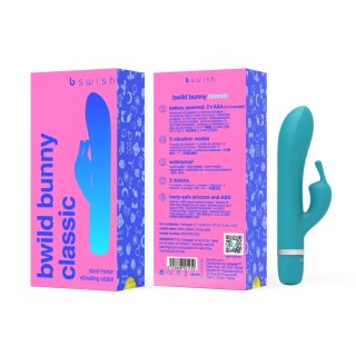 B Swish Bwild Classic Bunny Jade dwusilnikowy masażer wodoodporny