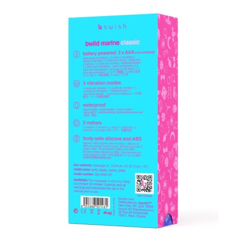 B Swish Bwild Classic Marine Cerise - silikonowy model z dwoma silnikami