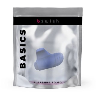 B Swish bteased Basic Denim - nakładka wibrująca na palec, silikonowa