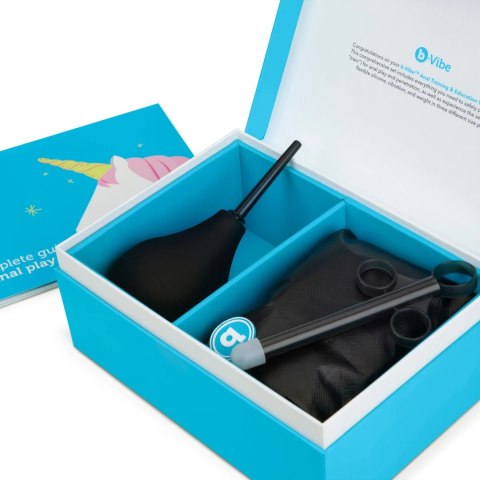 B-Vibe Anal Training & Education Set Blue - Kompletny zestaw edukacyjny, silikon