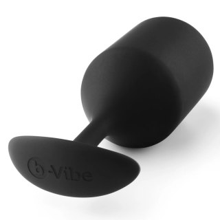 B-Vibe Snug Plug 5 Black - silikonowy ciężki model anatomiczny 371g
