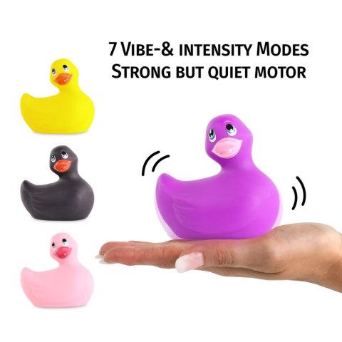 Big Teaze Toys I Rub My Duckie 2.0 Classic Purple - masażer wodoodporny 7 trybow