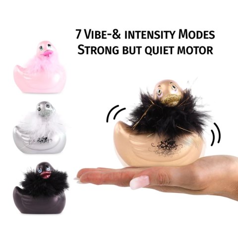 Big Teaze Toys I Rub My Duckie 2.0 Paris Gold - wodoodporny masażer 7 trybow