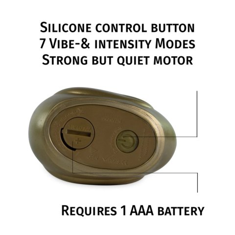 Big Teaze Toys I Rub My Duckie 2.0 Paris Gold - wodoodporny masażer 7 trybow