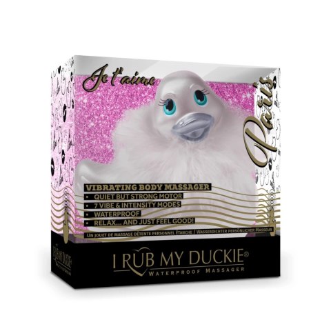 Big Teaze Toys I Rub My Duckie 2.0 Paris Silver masażer wodoodporny