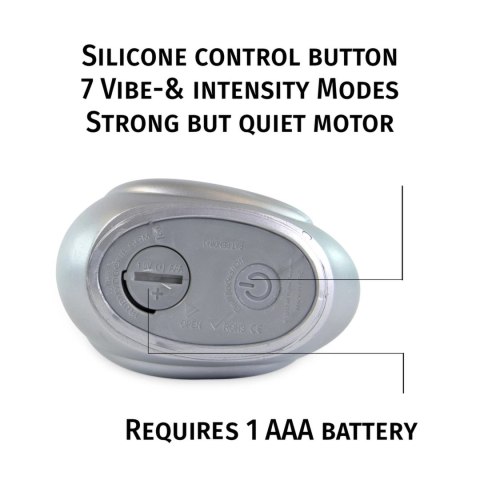 Big Teaze Toys I Rub My Duckie 2.0 Paris Silver masażer wodoodporny