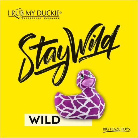 Big Teaze Toys I Rub My Duckie 2.0 Wild Safari - masażer wodoodporny 7 trybow