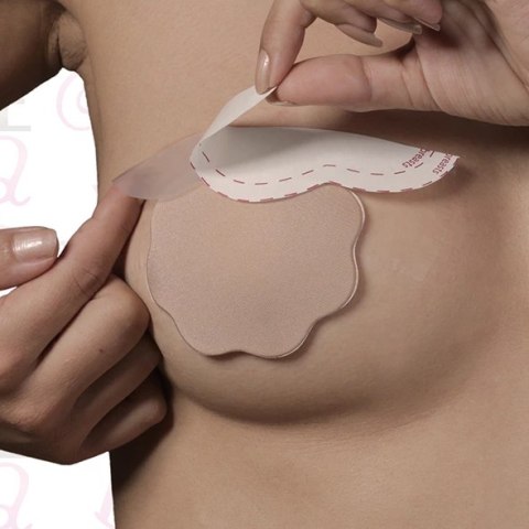 Bye Bra Breast Lift F-H Taśmy do Biustu + Materiałowe Osłonki 3 pary