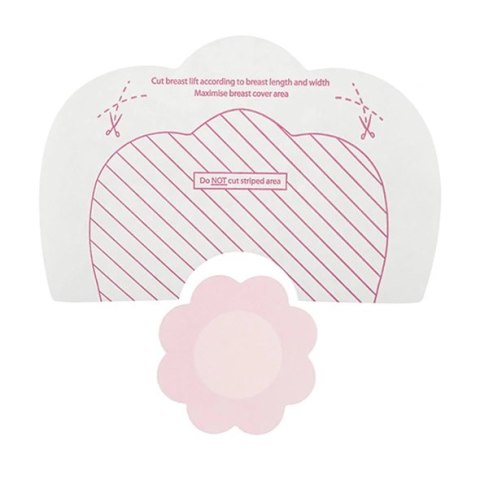 Bye Bra Breast Lift F-H Taśmy do Biustu + Nakładki Materiałowe 3 pary