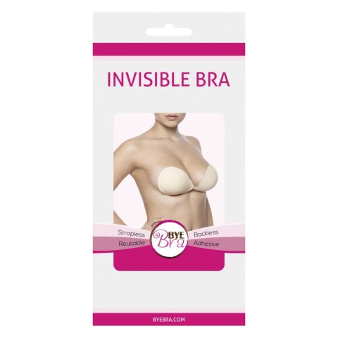 Bye Bra Invisible Bra Miseczka C Nude - samoprzylepny biustonosz bez ramiączek