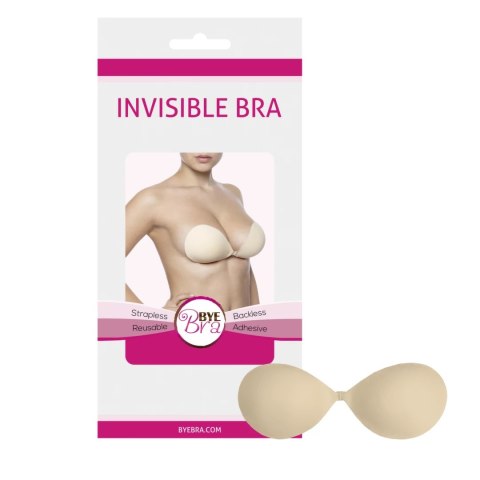 Bye Bra Invisible Bra Model Miseczka B Nude - Samonośny biustonosz