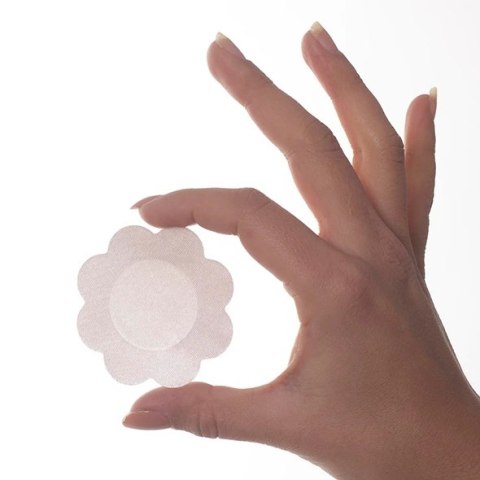 Bye Bra Satin Nipple Covers M 6 cm Nude 3 pary - materiałowe osłonki