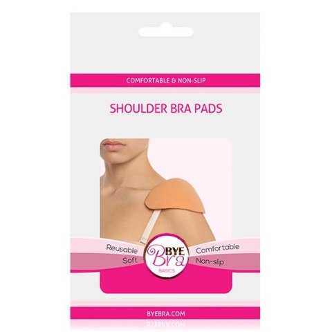 Bye Bra Shoulder Pads Nude anatomiczne nakładki na ramiona beżowe
