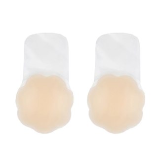 Bye Bra Silicone Pull-Ups Nude M - silikonowe osłonki modelujące 10 cm