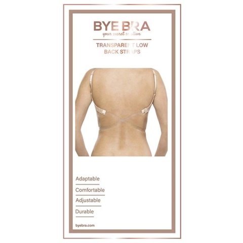 Bye Bra Transparent Low Back Straps - przezroczyste paski obniżające zapięcie