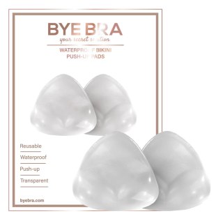 Bye Bra Waterproof Pads Clear silikonowe wkładki push-up wodoodporne